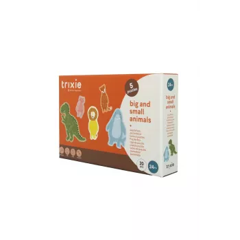 Trixie Puzzle Large and Small Animals, 5 Puzzles (35-630)