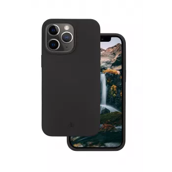Coque arrière dbramante1928 Green Essentials pour Apple iPhone 12 / 12 Pro - Night Black (plastique recyclé)
