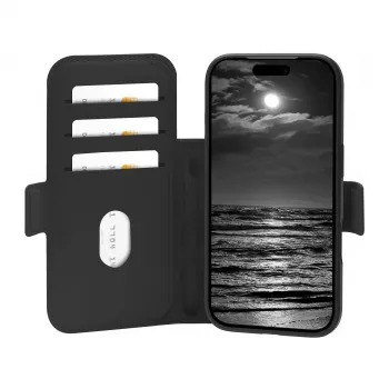 Coque arrière en cuir DBRAMANTE1928 CopenhagenICON pour iPhone 18 Pro/17 Pro bleu nuit