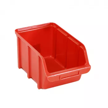 Bac de rangement pour petites pièces raaco 106610 rouge