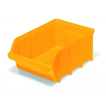 Bac de rangement euro raaco E5, 25 l, orange (123686)