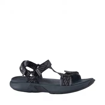 Sandales à bride arrière 4F F116 gris foncé pour femme | velcro réglable | taille 39