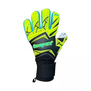 Gants de gardien de but 4Keepers Force V5 25 Wave NC noir/vert fluo taille 9.5