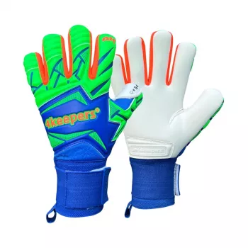 Gants de gardien de but 4Keepers Force V5.25 Twist HNC bleu-vert taille 9