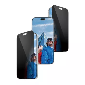 Protection d'écran anti-espion 2 voies PanzerGlass Ultra-Wide Fit avec EasyAligner pour Apple iPhone 18 Pro