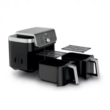 Ninja Dual Zone XL DZ950EU friteuse à air chaud 9,5 L 2470 W, noir/gris