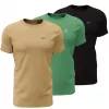 T-shirt homme 4F M4481 lot de 3 beige, vert, noir 4FWSS26TTSHM4481 92S 2XL