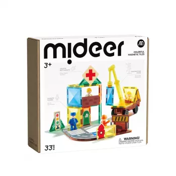 Ensemble magnétique Mideer City Hero Squad MD1641, 33 pièces