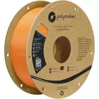 Filament PLA haute vitesse PolySonic Polymaker 1,75 mm orange 1 kg PA12007