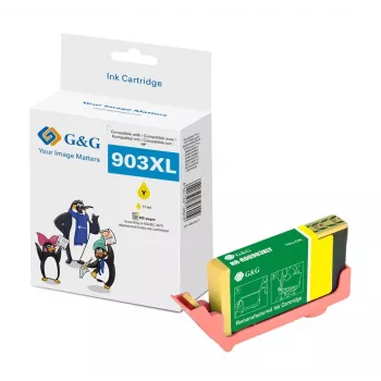 Cartouche d'encre jaune HP 903XL compatible G&G (T6M11AE, 18846)