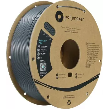Polymaker PolyLite ASA Filament 1.75mm 1kg Dark Grey PF01037