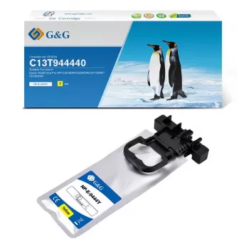 Cartouche d'encre jaune G&G compatible pour Epson T9444 (15982)