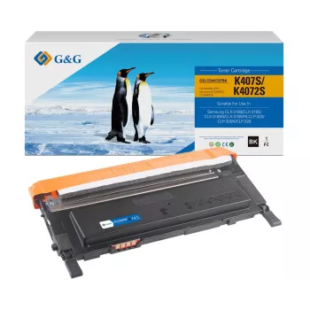 Cartouche de toner G&G compatible pour Samsung CLT-K4072S / HP SU128A (14451)