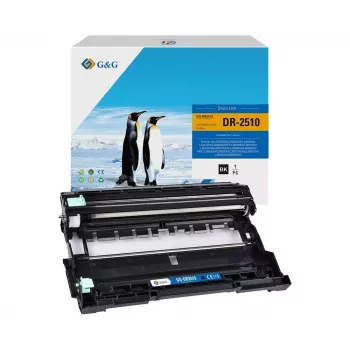 Unité de tambour compatible G&G pour Brother DR-2510 (21982) - 12 000 pages