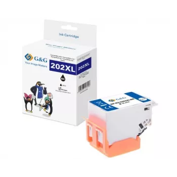 Cartouche d'encre XL G&G compatible avec Epson 202XL noire (15175)