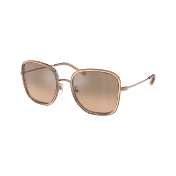 Lunettes de soleil femme Tory Burch TY6101 33683D, monture Dark Havana, verres Brown Gradient, 53 mm