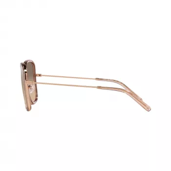 Lunettes de soleil femme Tory Burch TY6101 33683D, monture Dark Havana, verres Brown Gradient, 53 mm