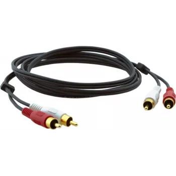 Kramer C-2RAM/2RAM-10 Coaxial Audio Cable RCA Male to RCA Male 3.0m Black 95-0202010
