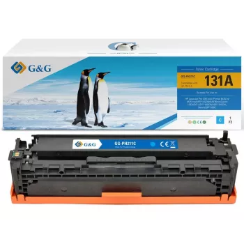 Cartouche de toner pour HP 125A/128A/131A compatible G&G (noire, 1600 pages) 14317