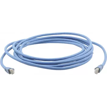 Kramer C-UNIKAT Series C-UNIKat-2 Network Cable RJ-45 Male to RJ-45 Male 61 cm U/FTP CAT 6a Shielded Halogen-Free Snagless Robust Blue RAL 5012 99-3460002