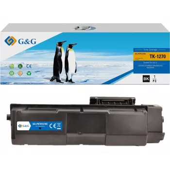 Cartouche de toner compatible G&G GG-PKTK1270C pour Pantum TL-410, noir, 1500 pages