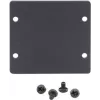 Kramer W-2BLANK Black Front Blank Insert for Wall Plates (2 Cutouts) 85-00705090