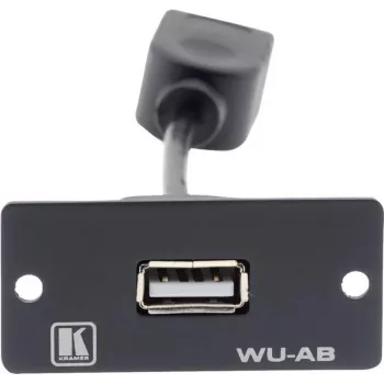 Kramer WU-AB Modular Snap-In Insert USB Type A Female to Female Black 85-0118399