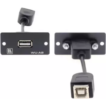 Kramer WU-AB Modular Snap-In Insert USB Type A Female to Female Black 85-0118399