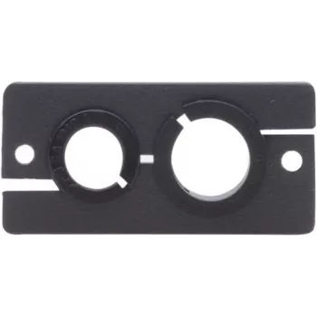 Kramer WCP-21 Wall Plate Insert - Cable Management Pass-Through - White (85-0003199)