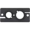 Insert de plaque murale Kramer WCP-21 - passe-câble - noir (85-0002199)