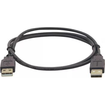 Câble USB 2.0 A mâle vers A mâle 4,6 m Kramer Electronics, noir (96-0212015)