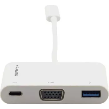 Kramer ADC-U31C/M1 USB-C to VGA Adapter White 99-97210003