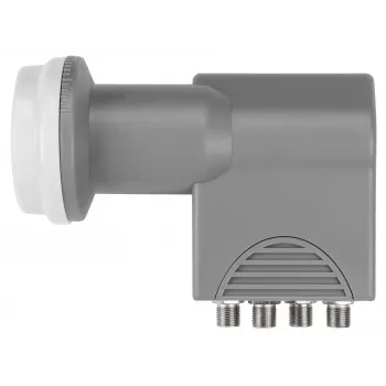 LNB Quattro SCO 4-10 AXING, cornet d'alimentation 40 mm, 4 sorties, compatible UHD/3D SCO00410