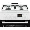 Cuisinière à gaz avec four électrique Electrolux LKK560232W, 58 L, blanche