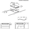 Table de cuisson vitrocéramique encastrable AEG, 29 cm