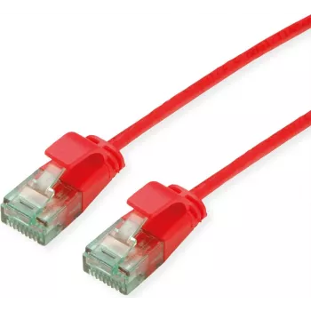 Câble patch UTP ROLINE RM Cat.6A/Class EA Slim rouge 1,5 m 21.45.3414