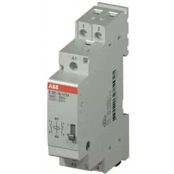 ABB Installation Relay 24 V AC/DC Coil, 16 A, 1 NO + 1 NC, DIN Rail, E297-16-11/24 2TAZ311000R2043