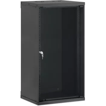 Coffret mural 19 pouces Intellinet Basic Line 20U profondeur 400 mm noir RAL 9005 716734
