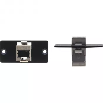 Kramer W-45 RJ-45 Wall Plate Insert - Black 80-00026799