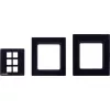 Kramer Electronics RC-206/RC-306 EU Panel Set 80/86 (B) - Black Frame and Faceplate Set for EU Version of RC-206/RC-306 30-00020599