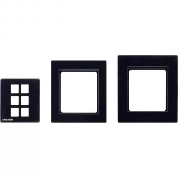 Ensemble de panneaux EU 80/86 (B) Kramer Electronics RC-206/RC-306 – ensemble cadre et façade noir pour version EU du RC-206/RC-306 30-00020599