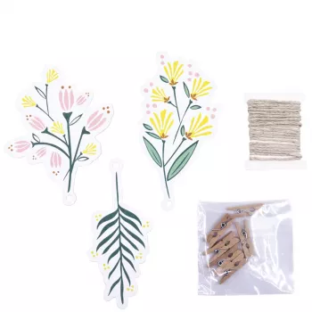Étiquettes cadeaux en papier Artoz multicolores, 6 pièces (144500-262)