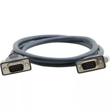 Kramer C-MGM/MGM-6 VGA Cable, HD-15 Male to HD-15 Male, 1.8 m, Molded, Black 92-7201006
