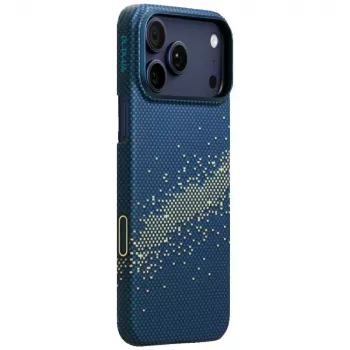 Coque MagSafe ultra-fine PITAKA pour iPhone 17 Pro Max - Milky Way Galaxy