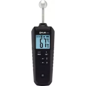 FLIR MR59 Pinless Moisture Meter for Wood and Building Materials, 0-100% Relative, 100 mm Depth