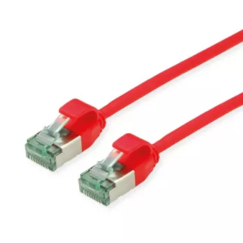 ROLINE RM Câble patch U/FTP Cat.6A Slim, rouge, 0,5 m 21.45.3312