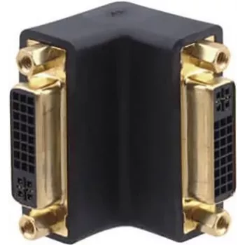Kramer AD-DF/DF/RA DVI-I Female to DVI-I Female Right-Angle Coupler 99-9595011