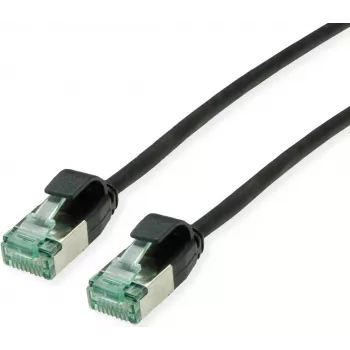 ROLINE RM Câble patch U/FTP Cat.6A Class EA Slim noir 0,15 m 21.45.3350