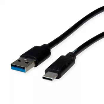 ROLINE RM Câble USB 3.2 Gen 2, USB A-C, ST/ST, noir, 2 m 11.45.9012