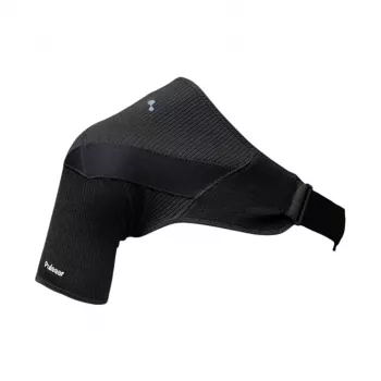 Pulsaar Active soutien d'épaule réglable au charbon de bambou et germanium, noir, taille L